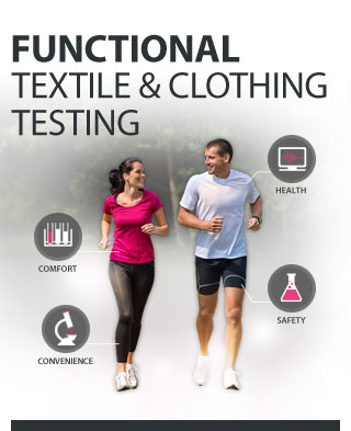 Functional Textile & Clothing Testing
FITI`s full range of assessment capabilities protects all interested parties
Comfort, Convenience, Health, Safety